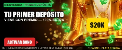 Bono exclusivo primer depósito banner